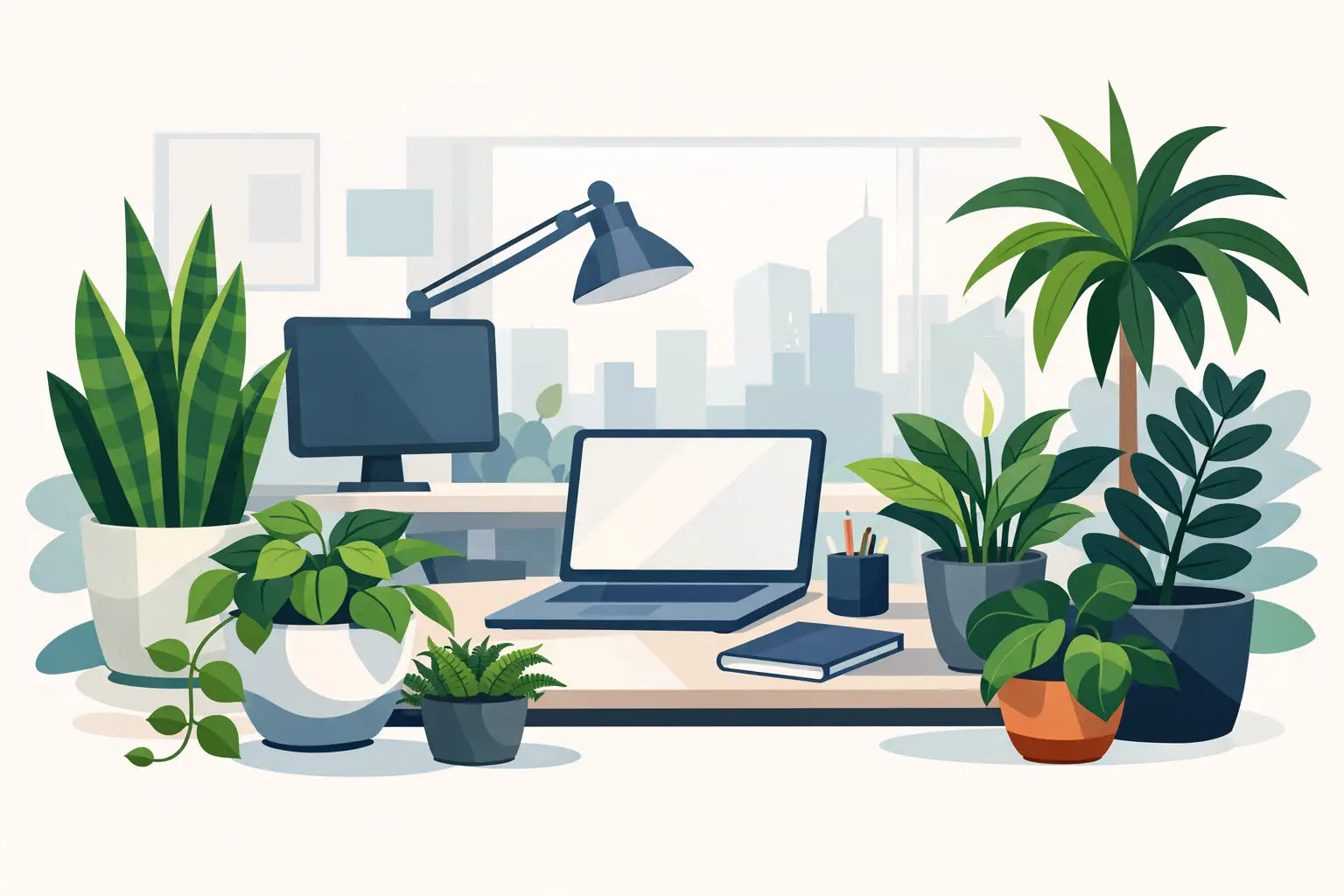 10 Best Low Light Office Plants for Better Workspaces