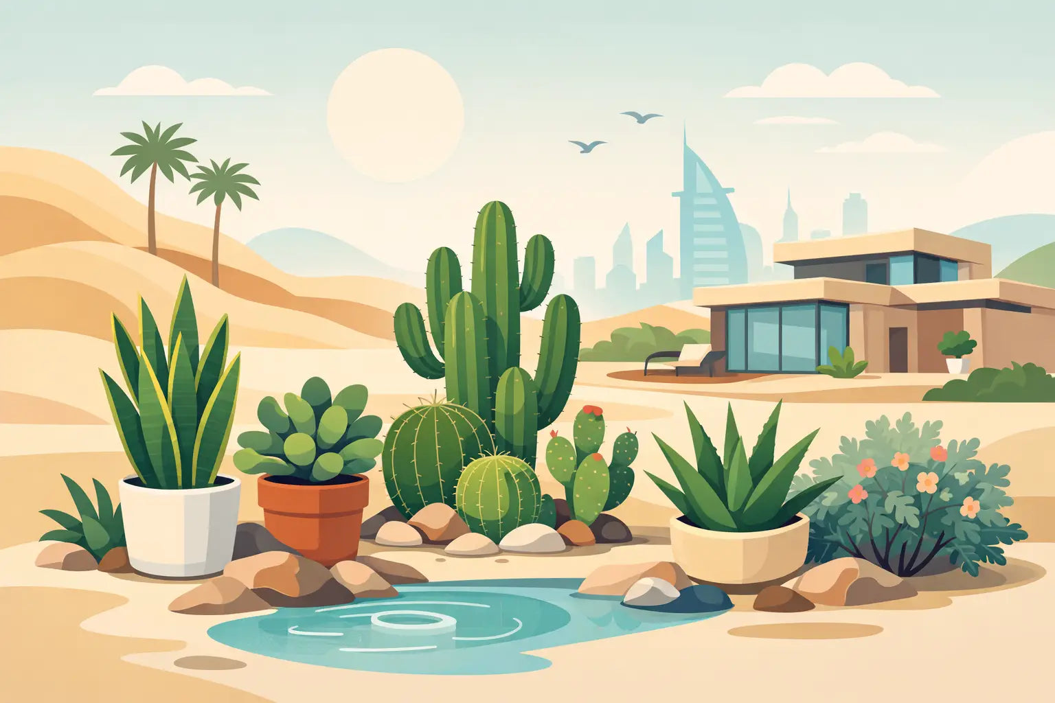 12 Plants That Need Little Water for UAE Homes