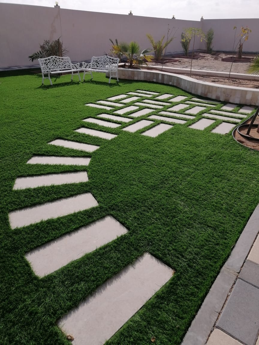 Artificial Grass Premium Quality with Installation Per sqm Plants UAE