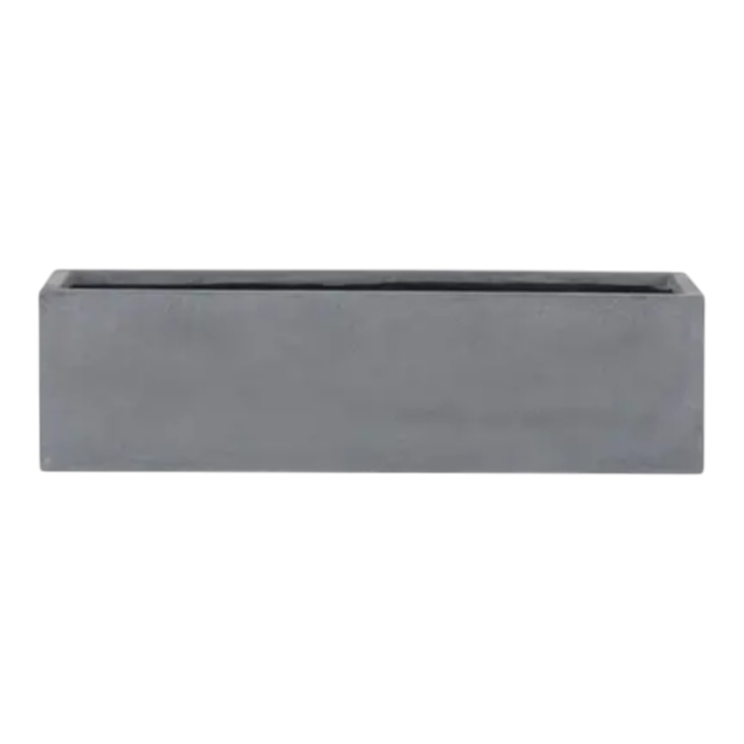 Rectangle Fiber Pot Small 70x30x30cm in UAE.