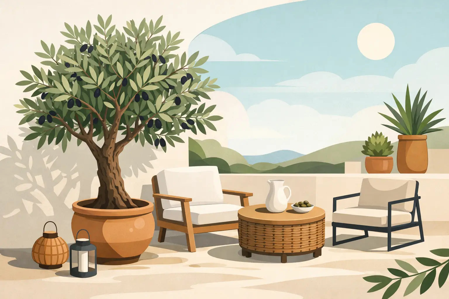 Choosing an Olive Tree for Patio Style