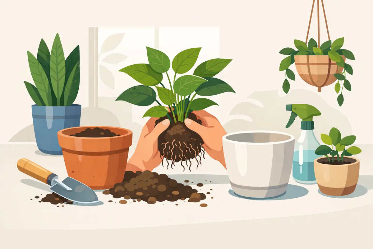 How to Repot Houseplants Without Stressing Them