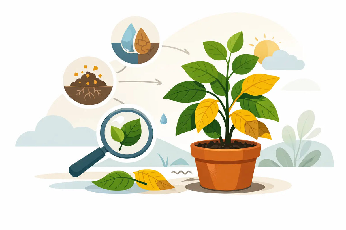 Why Are Plant Leaves Yellow? Find the Cause