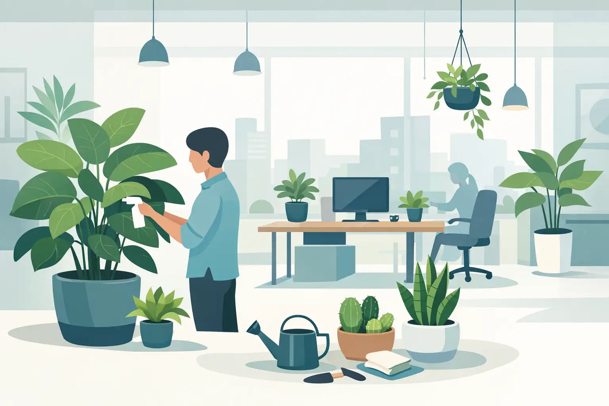 Office Plant Maintenance Guide for Healthier Workspaces