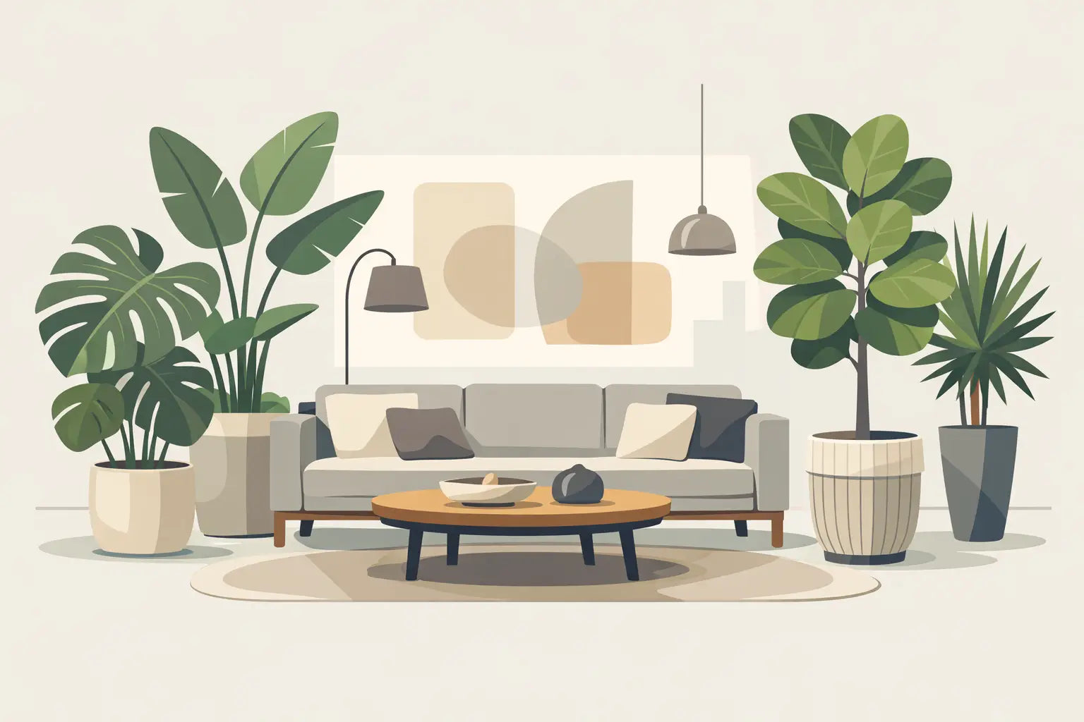 Large Statement Plants for Living Room Style