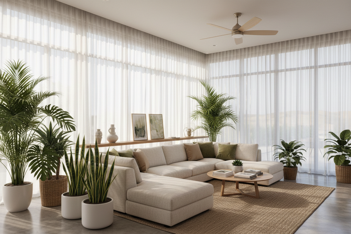 How Indoor Plants in UAE Help Create Cooler and More Comfortable Living Spaces