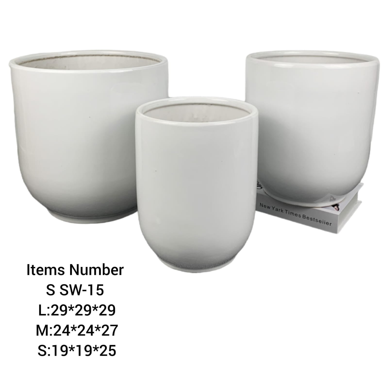 Ceramic Pot Each Big 30x30cm