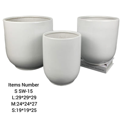 Ceramic Pot Each Big 30x30cm